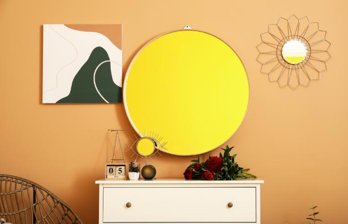 living room mirror design ideas