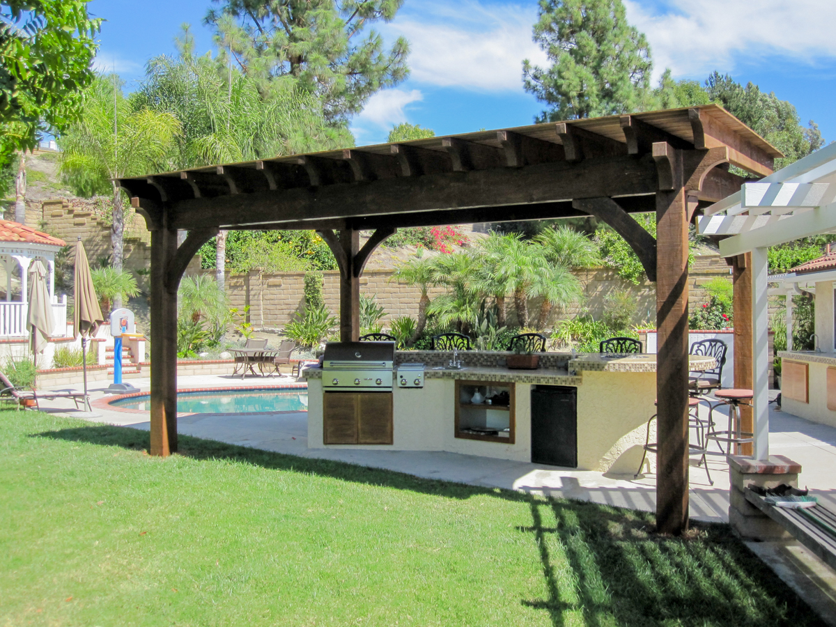 Should you cover an outdoor kitchen?