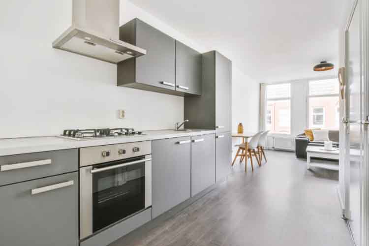 single wall kitchen cabinets