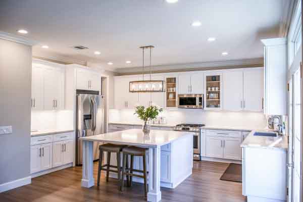 best color countertops for white kitchen cabinets
