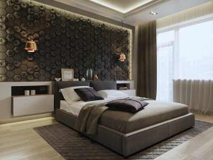 Bedroom wallpaper design