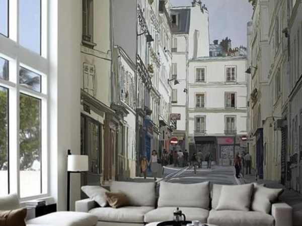 How to make a room look bigger with wallpaper