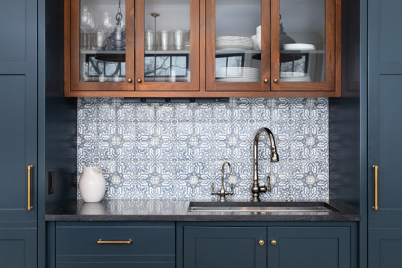 unique kitchen backsplash