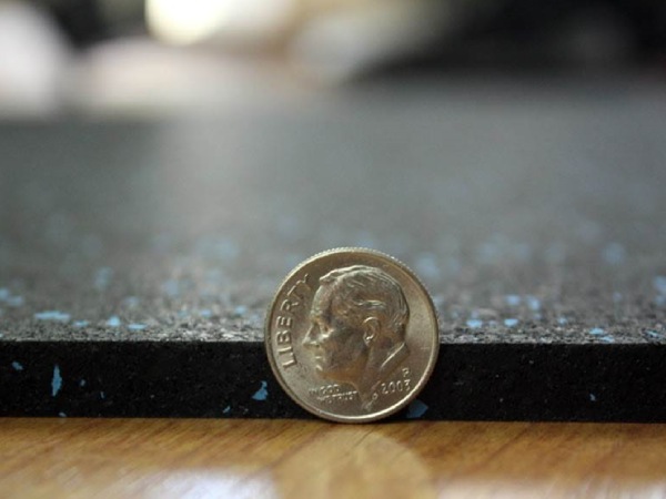 Flooring thickness for home and gym