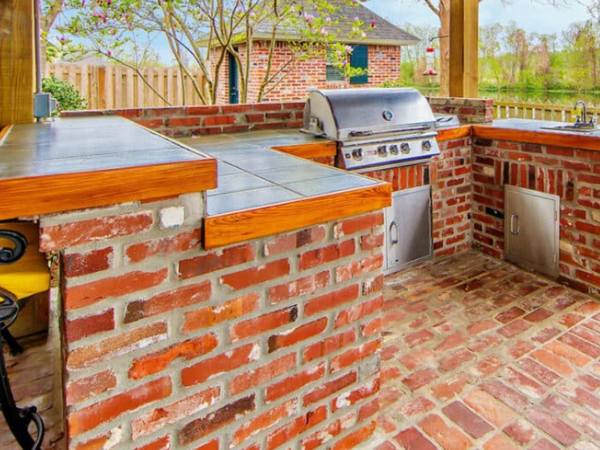 Outdoor Kitchen Materials 2024