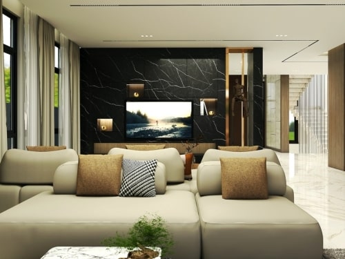 furniture small bedroom with mirrors