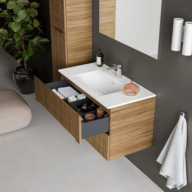 What Are Wall-Mounted Vanities?