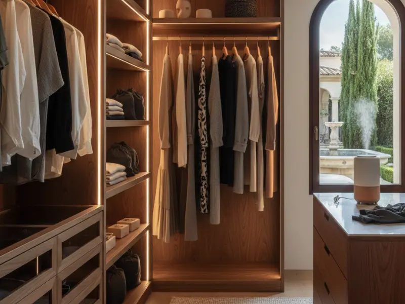 Why wardrobes in Dubai villas smell musty — interior design solutions