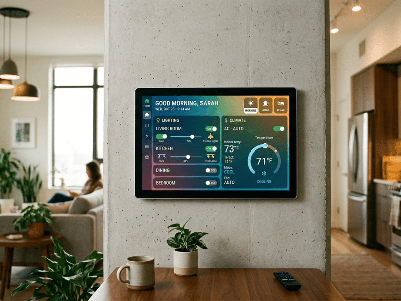 smart home energy efficient system Dubai