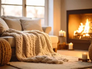 sofa and hot room