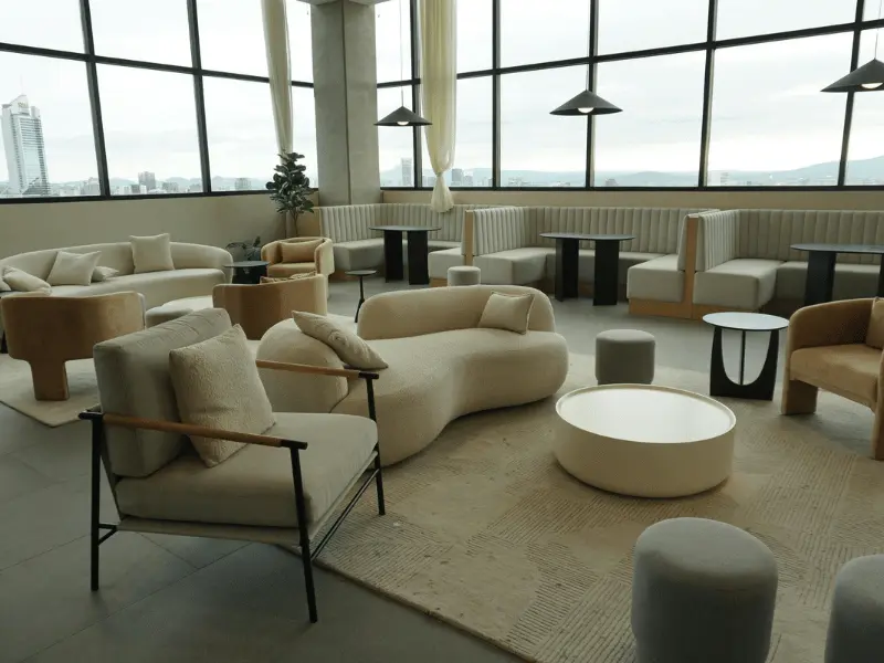 furniture in the hallway