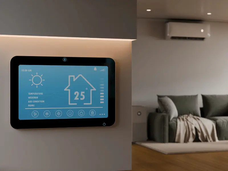 smart access system placed in living room